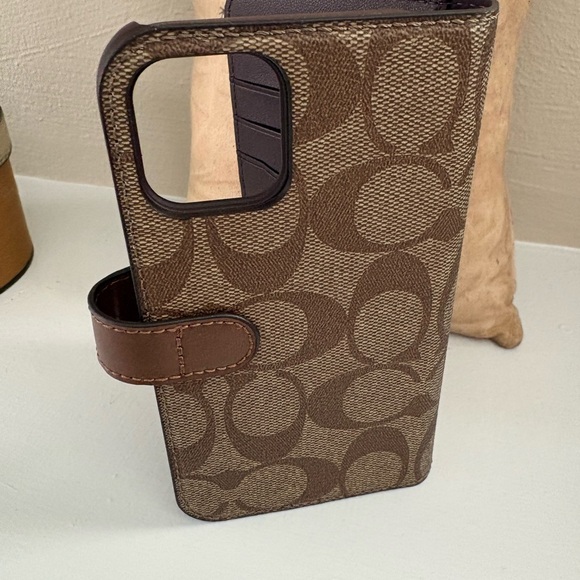 Coach IPhone 12 wallet phone case. New/never used. - Picture 7 of 10